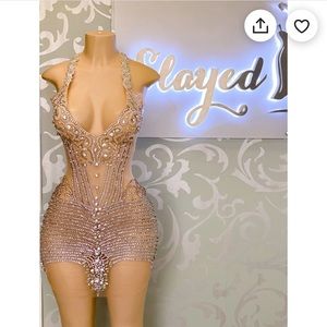 Bedazzled Rhinestone Dress